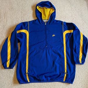 Vintage Nike Blue/ Yellow Pullover Windbreaker